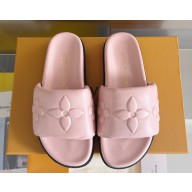 ‎Louis Vuitton 1AD873 LV Shore Flat Comfort Mule Rose Clair Pink Calf leather 2025