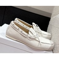 Miss Dior Street Loafer Suede Calfskin white 2025