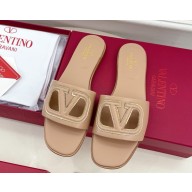 VALENTINO GARAVANI VLOGO cut-out leather slides 05 2025