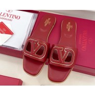 VALENTINO GARAVANI VLOGO cut-out leather slides 04 2025