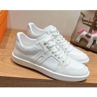 Hermes women/men Boomerang sneaker in Epsom calfskin and printed Epsom calfskin 03 2025