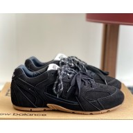 New Balance X Miu Miu 530 SL bleached leather sneakers black 2025