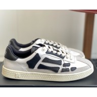 Amiri WOMEN/MEN PACIFIC BONES SNEAKER WITH HOUSE SIGNATURE LEATHER BONE APPLIQUE black 2025