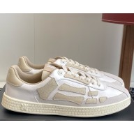 Amiri WOMEN/MEN SUEDE PACIFIC SNEAKER IN SUEDE WITH HOUSE SIGNATURE THREE-STAR APPLIQUE white 2025