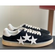 Amiri WOMEN/MEN SUEDE PACIFIC SNEAKER IN SUEDE WITH HOUSE SIGNATURE THREE-STAR APPLIQUE black 2025