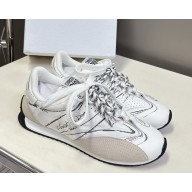 DIOR D-Sketch Sneaker White Nylon and Calfskin 2025