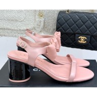 Chanel Sandals Lambskin Light Pink G46192 2025