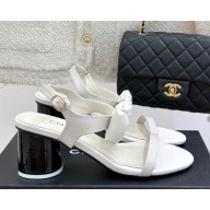 Chanel Sandals Lambskin white G46192 2025