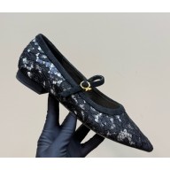 Gianvito Rossi Claudia suede-trimmed lace Mary Jane flats 04 2025