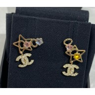 Chanel Earrings Metal & Strass Gold & Multicolor ABF200-B19937 2025
