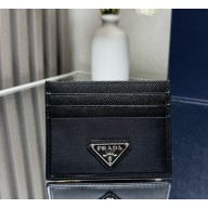 Prada Saffiano Leather card holder 2MC025 black 2025