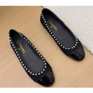 Chanel Ballet flats patent & velvet black 2025