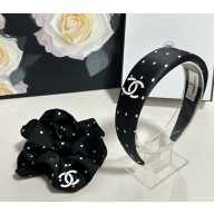 Chanel cc logo headband 032807 2025
