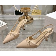 DIOR Slingback Pump Rose des Patent Calfskin heel 8cm 2025