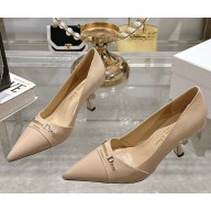 DIOR Pump Rose des patent calfskin heel 8cm 2025