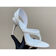 Alaïa INFRADITO SANDALS IN LEATHER white 2025