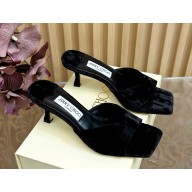 Jimmy Choo Skye 65 velvet Sandals black 2025