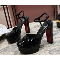 Christian Louboutin Loo Pump 130 mm Pumps Patent leather Black 2025