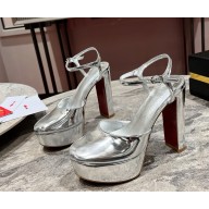 Christian Louboutin Loo Pump 130 mm Pumps Patent leather silver 2025