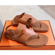 Hermes Karen sandal  in calfskin naturel 2025