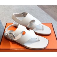 Hermes Karen sandal  in calfskin white 2025