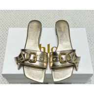 Chloé  Mae sandals gold Calf Leather 2025