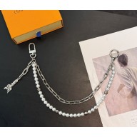 Louis Vuitton Pearls Chain Belt and Bag Charm M02606 Silver-color 2025
