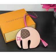 Louis Vuitton M02383 LV Elephant Bag Charm Light Pink 2025