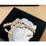 Chanel Cuff Metal & Strass Gold & Crystal ABC178 2025