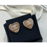 Chanel Stud Earrings Metal, Resin, Glass & Strass Silver, Pink & Crystal 041008  2025