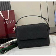 Gucci GG canvas small crossbody bag 821617 Black GG canvas 2025