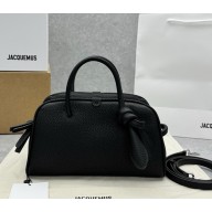 Jacquemus The small Turismo LA CROISIÈRE Soft bowling bag black 2025