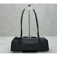 Alaia LE TECKEL MEDIUM shoulder BAG IN GOATSKIN black 2025