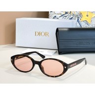 DiorPacific R1F Brown Tortoiseshell-Effect Oval Sunglasses 04 2025