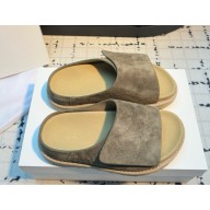 The Row Hugo suede mules sandals 041409 2025