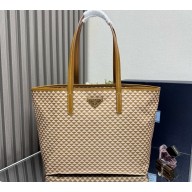 Prada Re-Nylon Triangolo Tote Bag 1BD552 Caramel 2025