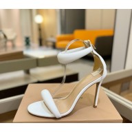 Gianvito Rossi Heel 10.5cm lambskin Padded Stiletto Square white 2025