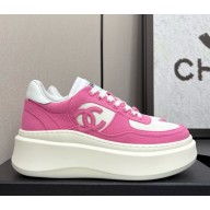 Chanel Sneakers platform Cotton Fuchsia / white 2025