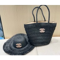 Chanel Straw Bag + Hat 042401 2025