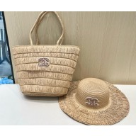 Chanel Straw Bag + Hat 042403 2025