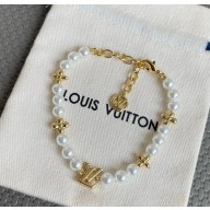 Louis Vuitton My LV Pearl Bracelet M1129A Metal with gold-color finish 2025