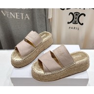 Chloé Mila Logo Embroidered Sandals nude 2025