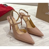 Christian Louboutin Jenlove pump Kid leather 100 mm nude 2025