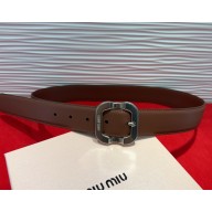 MIU MIU Width 3.4cm belt 050706 2025