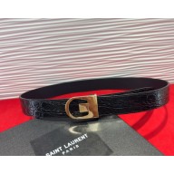 Saint Laurent Width 3.0cm belt 050710 2025