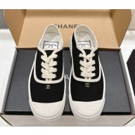 Chanel sneakers canvas black & white 2025