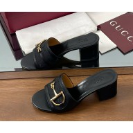 Gucci Women's slide sandal with Horsebit 834421 heel 5.5cm 051503 2025