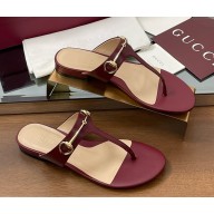 Gucci 816590 Women's thong sandal with Horsebit 051503 2025