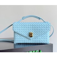 Bottega Veneta Knot Lock Cross-body bag in Intrecciato piccolo leather Zenith 2025