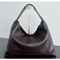 Bottega Veneta Hop Shoulder bag in silky calf leather Madder brown 2025 